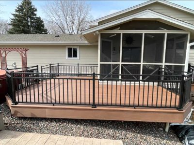 Custom Home Deck Design Installation